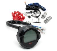 Velocímetro + tacómetro + señal luces Koso D64 DL-03S (negro) (pantalla LCD)