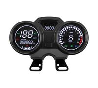 Velocímetro Universal Para Motocicleta Tacómetro Medidor 11000 RPM | Salpicadero Instrumento Combustible Digital LCD Medidor Velocidad Impermeable Medidor Odómetro