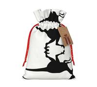 Velociraptor - Bolsa de regalo con correa de cáñamo de dinosaurio, bolsa de cordón para Navidad, cumpleaños, fiesta de cumpleaños