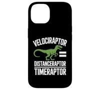 Velociraptor Distanceraptor Timeraptor Dinosaurio Carreras Diversión Carcasa para iPhone 14