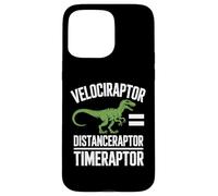 Velociraptor Distanceraptor Timeraptor Dinosaurio Carreras Diversión Carcasa para iPhone 15 Pro MAX