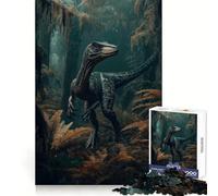 Velociraptor en la Jungla, Rompecabezas de 1000 Piezas para Adultos, Recuerdo Claro, Momento Relajante, Ajuste Perfecto, Regalo considerado (38x26cm)