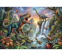 Velociraptor Puzzle De Madera 500 Piezas Adultos Y Niños,14 Años+,Desafío,Regalo Ideal Dinosaurio,Deco Pared,Madera,Rompecabezas,Anti-estrés,Relax,Reto,Educativo (52x38cm)