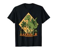 Velociraptor Regar Plantas Auto Cuidado Dino Camiseta