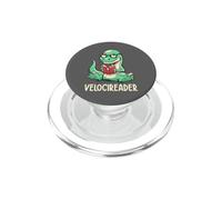 Velocireader - Lindo Libro de Lectura para Amantes de los Dinosaurios de los años 90, Arte EduEly PopSockets PopGrip para MagSafe