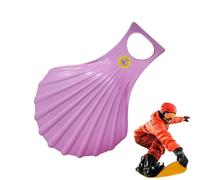 Velocista cuesta abajo, trineo de carreras sobre hielo | Trineo de esquí al aire libre - Deslizador de descenso engrosado, trineo de nieve flexible con mango resistente al frío para trineo al aire