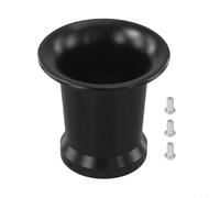 Velocity Stack - Trompeta de admisión de carburador para PWK PE VM 21 mm, 24 mm, 26 mm, aire de aluminio CNC, para bocina, timbre, motocicleta, scooter, ATV, quad (negro)