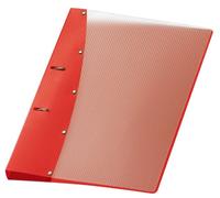 VELOFLEX 1141420 - Carpeta de anillas de diamante, carpeta de anillas, DIN A4, mecanismo de 2 anillas, 20 mm, plástico sólido PP, rojo, 1 unidad