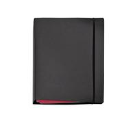 Veloflex 1142480 Diamond - Carpeta de oficina (DIN A4, 2 anillas, 260 x 320 x 30), color negro