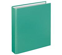 VELOFLEX 1151042 - Carpeta con anillas, carpeta con anillas, DIN A5, mecanismo de 2 anillas, 196 x 230 x 30 mm, cartón, turquesa, 1 unidad