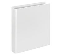 VELOFLEX 1151090 - Carpeta con anillas, carpeta con anillas, DIN A5, mecanismo de 2 anillas, 196 x 230 x 30 mm, cartón, blanco, 1 unidad