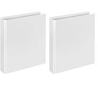 Veloflex 1153090 carpeta Basic, DIN A5, película de PP, mecanismo de 4 anilla en D, 196 x 230 x 30 blanco (Paquete de 2)