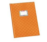 Veloflex 1342130 Cuaderno escolar móvil, A4, película de PP, 25 fundas, color naranja