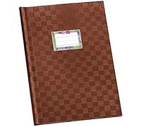 Veloflex 1342160 Cuaderno escolar móvil, A4, película de PP, 25 fundas, color marrón
