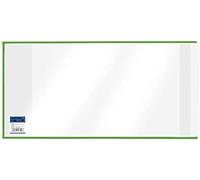 Veloflex 1540303 - Funda protectora para libros, 303 x 650 mm, lámina de polipropileno, con solapa, transparente, 10 unidades