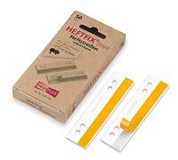 VELOFLEX 2002500 Tiras para Grapas 105 mm, Papel Certificado FSC, Autoadhesivas, 50 Unidades, Blanco