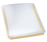 VELOFLEX 2405005 Velocoll - Bolsas plegables A5 para diagramas de cableado (sin panel posterior, PVC, autoadhesivas, 5 unidades)