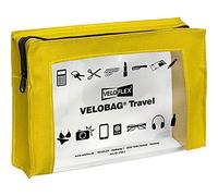 VELOFLEX 2705310 - VELOBAG Travel DIN A5 bolsa pequeña con cremallera bolsa multiusos, textil y PVC, amarilla, 1 pieza