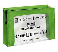 VELOFLEX 2705341 - VELOBAG Travel DIN A5 bolsa pequeña con cremallera bolsa multiusos, textil y PVC, verde, 1 pieza