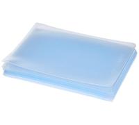 VELOFLEX 3115500 - Funda protectora y de identificación para tarjetas DIN A7, película de PP, con protección contra rasgaduras, a prueba de documentos, 20 piezas