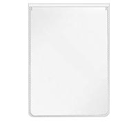 VELOFLEX 3115510 - Funda protectora y de identificación para DIN A7, película de PP, con protección contra rasgaduras, a prueba de documentos, 100 unidades