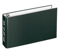 VELOFLEX 4168310 - Carpeta bancaria DIN A6, carpeta, carpeta de anillas para extractos bancarios, mecanismo de 2 anillas, 30 mm de altura de llenado, con sujeción, sin posibilidad de selección de color
