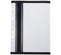 VELOFLEX 4350080 - Funda para documentos con cremallera, 1 pieza, DIN A5, archivable, negra, VELOBAG XXS, bolsillo con cremallera
