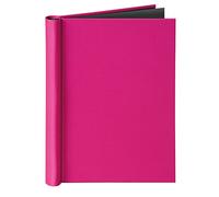 VELOFLEX 4944371 - Carpeta con clips DIN A4 Velocolor, con estructura de lino, capacidad máx. 150 hojas, rosa, 1 unidad