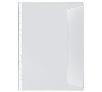 Veloflex 5340000 Fundas para documentos, DIN A4, PP, 130 My, transparente (2 x 10 unidades = 20 fundas)