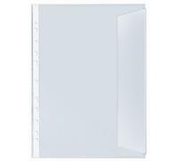 VELOFLEX 5345000 - Fundas para documentos, DIN A4, a prueba de documentos, transparente incoloro, 10 piezas