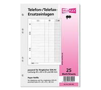 Veloflex 5359.000 - Separadores para agendas telefónicas , color blanco