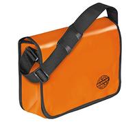 VELOFLEX 7000330 - Bandolera Velocolor, de lona de camión, con compartimento para móvil, 2 compartimentos para bolígrafos y bolsillo interior, naranja, 1 unidad