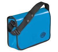 VELOFLEX 7000351 - Bandolera Velocolor, de lona de camión, con compartimento para móvil, 2 compartimentos para bolígrafos y bolsillo interior, azul, 1 unidad