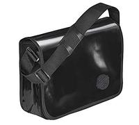 VELOFLEX 7000380 - Bandolera Velocolor, de lona de camión, con compartimento para móvil, 2 compartimentos para bolígrafos y bolsillo interior, negra, 1 unidad