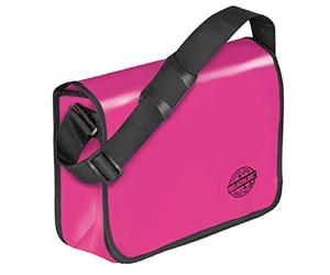 VELOFLEX - Bolso bandolera VELOCOLOR fabricado con lona de camión, rosa