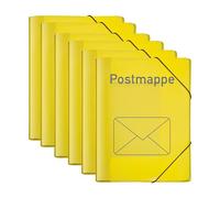 VELOFLEX - Carpeta A4 cierre goma elástica, 6 unidades, amarilla