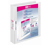 VELOFLEX - Carpeta anillas Velodur A4, 2 anillas 2D, blanco