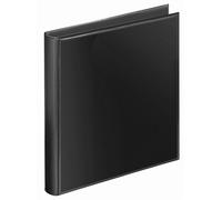 VELOFLEX - Carpeta de anillas DIN A4 para fundas de folletos, negra