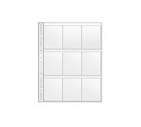 VELOFLEX - Carpeta recopilación A4 9 bolsillos, transparente, 100 unidades