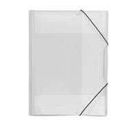 VELOFLEX - Carpeta recopilación Crystal A3, transparente diseño rayas