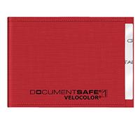 VELOFLEX - Funda para tarjetas con protección RFID/NFC, 90 x 63 mm, roja