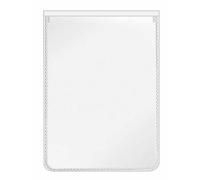 VELOFLEX 3119510 - Funda protectora y para tarjeta de identificación 66 x 90 mm, película de PP, con protección contra rasgaduras, a prueba de documentos, 100 piezas