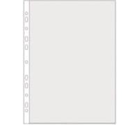 VELOFLEX - Fundas transparentes A4 PP, 100 unidades, perforación europea