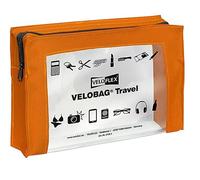 VELOFLEX - VELOBAG Travel, bolsa con cremallera, formato DIN A5, naranja