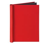 Veloflex Velocolor - Carpeta para documentos (A4), color rojo | Con resorte metálico, textura de lino, capacidad para hasta 150 hojas, para documentos DIN A4