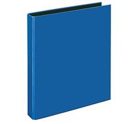 VELOFLEX Velocolor Classic 1141250 - Carpeta de anillas DIN A4, mecanismo de 2 anillas, 255 x 318 x 45 mm, color azul, 1 unidad