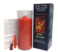 Velon Anima Sola vela potenciada con oracion para encontrar y atraer personas