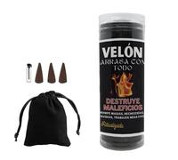 Velón Arrasa con Todo, destruye maleficios, elimina mal de ojo, envidias, transmuta negatividades,