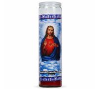 Velón de Jesús - Vela de - 100% de Pureza en Envase de Cristal - Duración Aproximada 110 Horas - - Para Oración y Devoción - NEXU