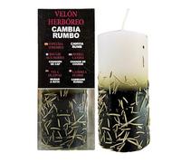 Velón Herbóreo Cambia Rumbo para Voltear Situaciones | Vela Especial con Hierbas Potenciadoras para Mejorar Malas Rachas y Momentos Complicados y Conseguir un Rumbo Mejor de Suerte.